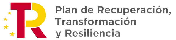logotipo plan de recuperación, transformación y resiliencia